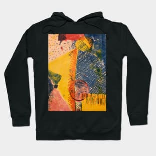 Circle intersecting square triangle Hoodie